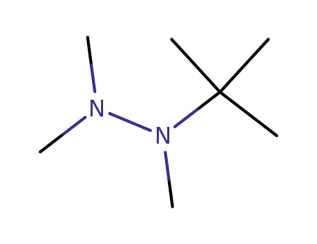 Molecular Structure of 60678-73-1 (1-tert-butyl-1,2,2-trimethylhydrazine)