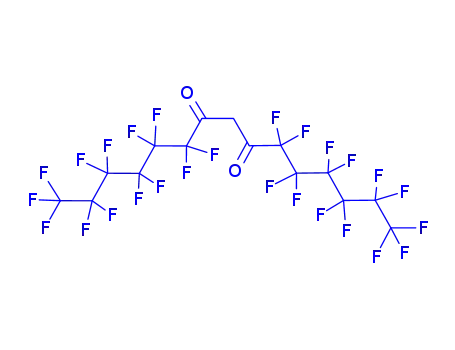 Molecular Structure of 261503-74-6 (8H,8H-PERFLUOROPENTADECANE-7,9-DIONE)