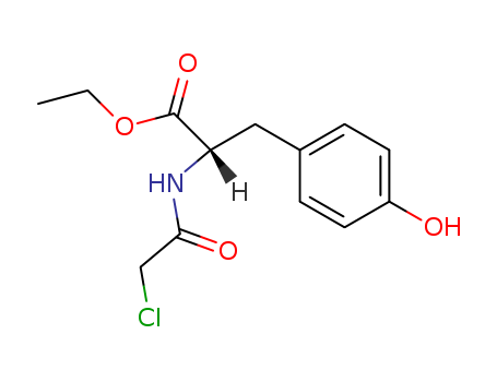 L-Tyrosine,N-(chloroacetyl)-, ethyl ester (9CI)