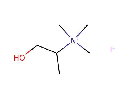 Molecular Structure of 4188-22-1 ((β-hydroxy-isopropyl)-trimethyl-ammonium; iodide)
