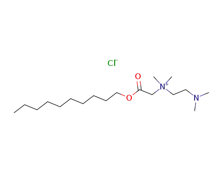 Molecular Structure of 26072-70-8 (2-(decyloxy)-N-[2-(dimethylamino)ethyl]-N,N-dimethyl-2-oxoethanaminium chloride)