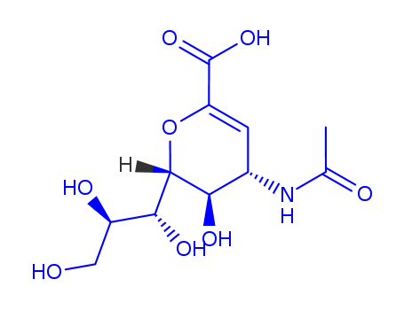 D-Glycero-D-galacto-Non-2-enonicacid, 4-(acetylamino)-2,6-anhydro-3,4-dideoxy-