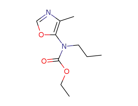 Molecular Structure of 3201-10-3 (ethyl (4-methyl-1,3-oxazol-5-yl)propylcarbamate)