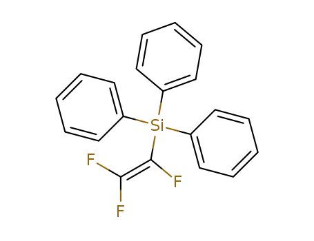 Molecular Structure of 2643-25-6 (1,2,2-Trifluorovinyl-triphenylsilane)