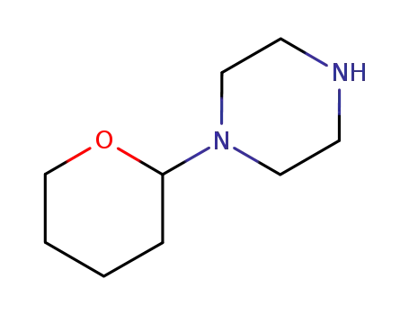 Molecular Structure of 31951-42-5 (Piperazine,1-(tetrahydro-2H-pyran-2-yl)-(8CI))