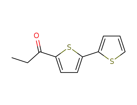 Molecular Structure of 32358-91-1 (5-PROPIONYL-2,2'-BITHIENYL)