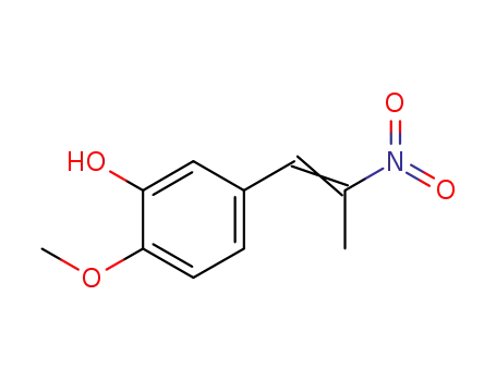 Molecular Structure of 322474-08-8 (1-(3-HYDROXY-4-METHOXYPHENYL)-2-NITROPROPENE)