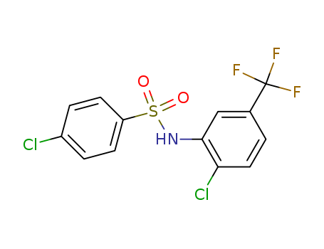 Benzenesulfonamide, 4-chloro-N-[2-chloro-5-(trifluoromethyl)phenyl]-