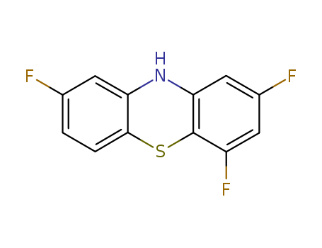 10H-Phenothiazine,2,4,8-trifluoro- cas  322-81-6