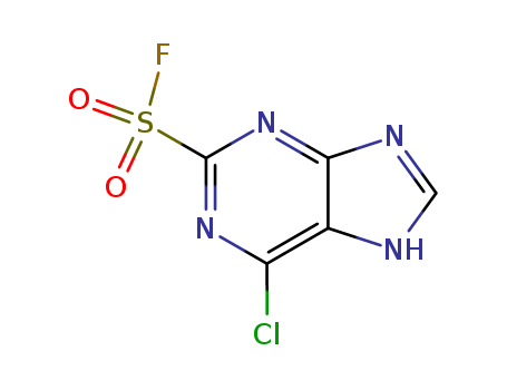 6-Chloro-9H-purine-2-sulfonyl fluoride