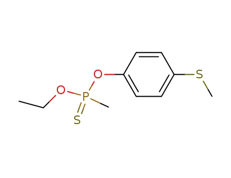 Phosphonothioic acid,methyl-, O-ethyl O-[4-(methylthio)phenyl] ester (9CI)