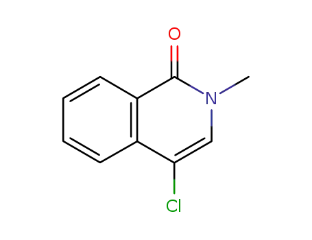 Molecular Structure of 27187-01-5 (4-Chloro-2-Methylisoquinolin-1(2H)-one)