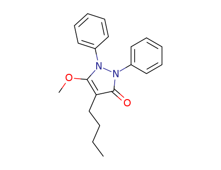 4-BUTYL-1,2-DIPHENYL-3-METHOXY-5-PYRAZOLONECAS