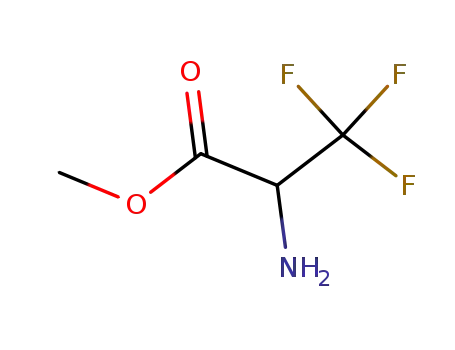 Molecular Structure of 27240-44-4 (Methyl 3,3,3-trifluoroalaninate)