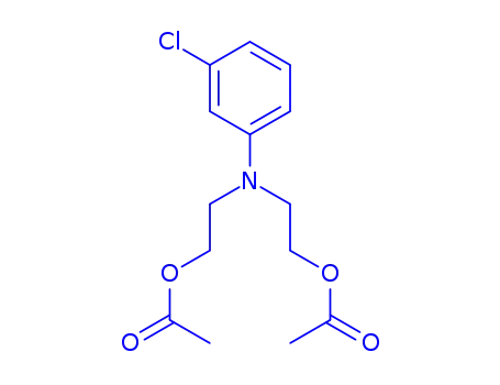 Molecular Structure of 26692-46-6 (N,N-DIACETOXYETHYL-3-CHLOROANILINE)