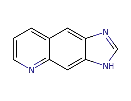 Molecular Structure of 269-08-9 (1H-Imidazo[4,5-g]quinoline(8CI,9CI))