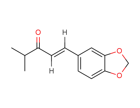 Molecular Structure of 2726-44-5 (4-Methyl-1-[3,4-(methylenebisoxy)phenyl]-1-penten-3-one)