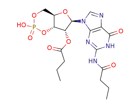 Molecular Structure of 32266-35-6 (Dibutyryl Cyclic GMP)