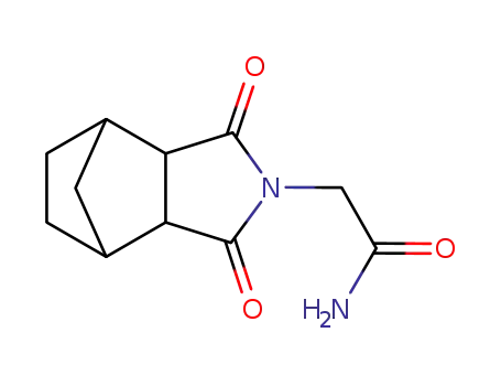 Molecular Structure of 26750-00-5 (2-(1,3-dioxooctahydro-2H-4,7-methanoisoindol-2-yl)acetamide)
