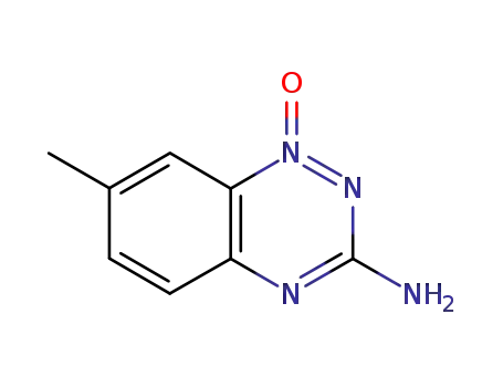 Molecular Structure of 27281-74-9 (3-AMINO-7-METHYL-1,2,4-BENZOTRIAZINE-1-OXIDE)