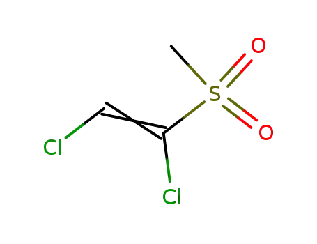 Molecular Structure of 2700-89-2 (1,2-Dichloro-1-(methylsulfonyl)ethene)