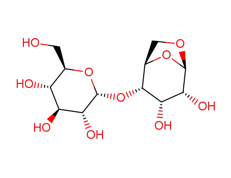 Molecular Structure of 2672-63-1 (1,6-Anhydro-4-O-alpha-D-glucopyranosyl-D-glucopyranose)