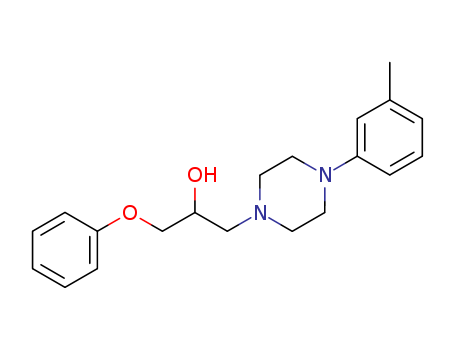 1-Piperazineethanol,4-(3-methylphenyl)-a-(phenoxymethyl)- cas  2725-13-5