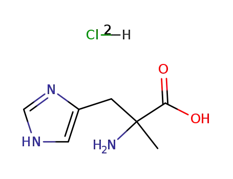 Molecular Structure of 32381-18-3 (ALPHA-METHYL-DL-HISTIDINE DIHYDROCHLORIDE)