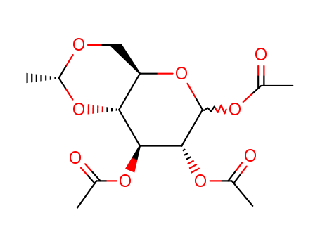 D-Glucopyranose,4,6-O-ethylidene-, triacetate (9CI)