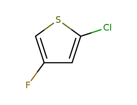Molecular Structure of 32431-66-6 (2-Chloro-4-fluorothiophene)