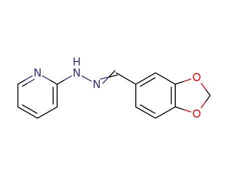 1,3-Benzodioxole-5-carboxaldehyde,2-(2-pyridinyl)hydrazone cas  2746-63-6