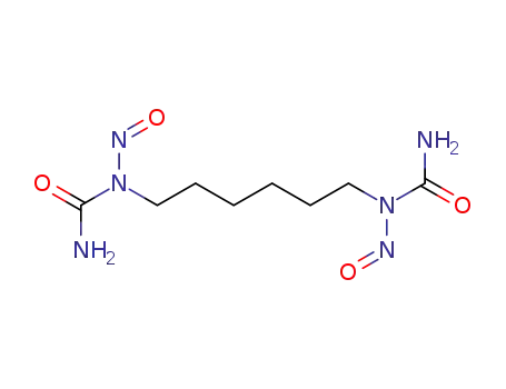 Molecular Structure of 27640-22-8 (1-[6-(carbamoyl-nitroso-amino)hexyl]-1-nitroso-urea)
