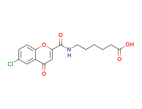 27455-40-9,6-{[(6-chloro-4-oxo-4H-chromen-3-yl)carbonyl]amino}hexanoic acid,Hexanoicacid, 6-(6-chloro-4-oxo-4H-1-benzopyran-2-carboxamido)- (8CI)