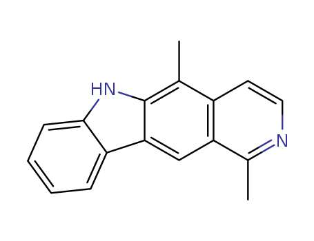 6H-Pyrido[4,3-b]carbazole,1,5-dimethyl- cas  484-49-1