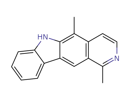 Molecular Structure of 484-49-1 (1,5-DIMETHYL-6H-PYRIDO[4,3-B]CARBAZOLE)