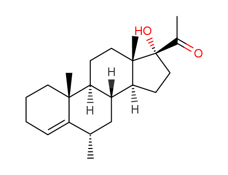 Pregn-4-en-20-one,17-hydroxy-6-methyl-, (6α)-