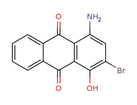 Molecular Structure of 3251-92-1 (1-AMINO-2-BROMO-4-HYDROXY ANTHRAQUINONE)