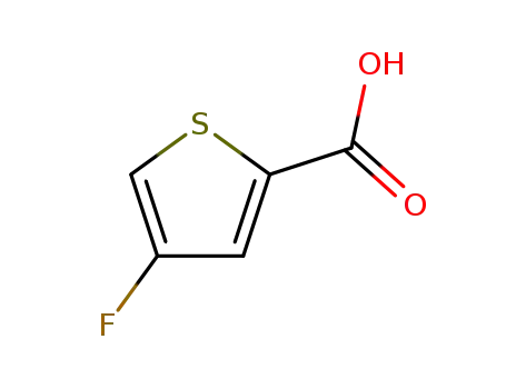 Molecular Structure of 32431-72-4 (2-Thiophenecarboxylic acid, 4-fluoro-)