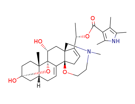 23509-21-9,Batrachotoxinin A 20-(2,4,5-trimethyl-1H-pyrrole-3-carboxylate),BatrachotoxininA, 20-(2,4,5-trimethyl-1H-pyrrole-3-carboxylate); Batrachotoxinin A,20-(2,4,5-trimethylpyrrole-3-carboxylate) (8CI); Pyrrole-3-carboxylic acid,2,4,5-trimethyl-, 20-ester with batrachotoxinin A (8CI); 5-Methylbatrachotoxin;Batrachotoxinin A 20a-(2,4,5-trimethylpyrrole-3-carboxylate)