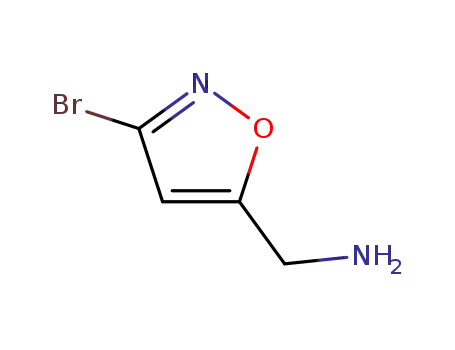 Molecular Structure of 2763-93-1 (3-BROMO-5-AMINOMETHYLISOXAZOLE)