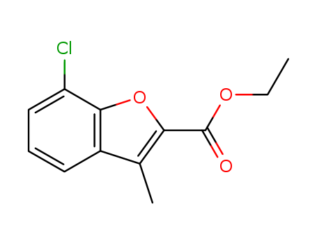 2-Benzofurancarboxylicacid, 7-chloro-3-methyl-, ethyl ester
