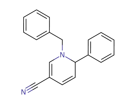 Molecular Structure of 27531-43-7 (1-benzyl-6-phenyl-1,6-dihydropyridine-3-carbonitrile)