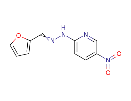 Molecular Structure of 28058-43-7 (2-[(2E)-2-(furan-2-ylmethylidene)hydrazinyl]-5-nitropyridine)