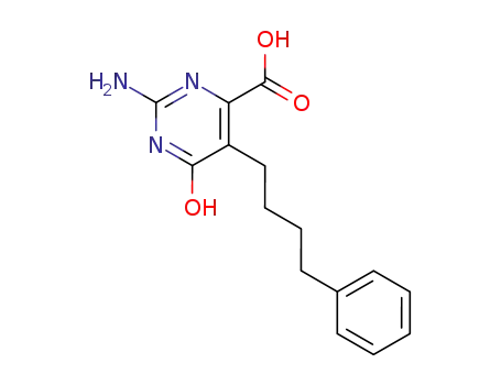 2-amino-6-oxo-5-(4-phenylbutyl)-3,6-dihydropyrimidine-4-carboxylic acid