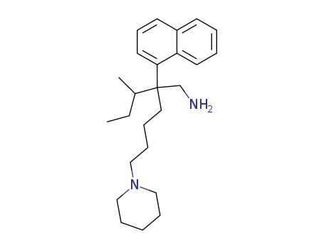 1-Piperidinehexanamine,b-(1-methylpropyl)-b-1-naphthalenyl- cas  27566-50-3
