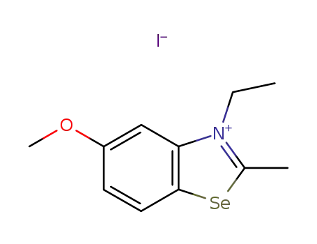 Molecular Structure of 2870-38-4 (3-ETHYL-5-METHOXY-2-METHYLBENZOSELENAZOLIUM IODIDE)