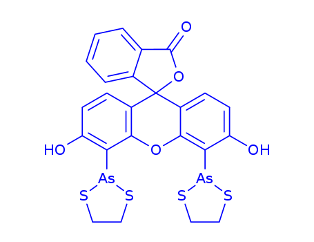 Spiro[isobenzofuran-1(3H),9'-[9H]xanthen]-3-one,4',5'-bis(1,3,2-dithiarsolan-2-yl)-3',6'-dihydroxy-