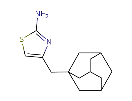 Molecular Structure of 28599-72-6 (4-ADAMANTAN-1-YLMETHYL-THIAZOL-2-YLAMINE)