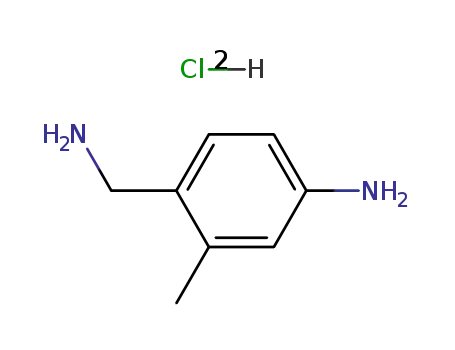 Molecular Structure of 28266-87-7 (4-AMINO-2-METHYL-BENZENEMETHANAMINE DIHYDROCHLORIDE)