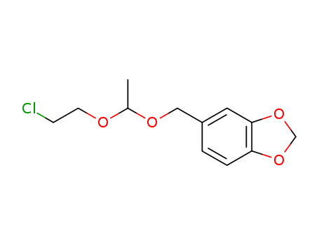 1,3-Benzodioxole,5-[[1-(2-chloroethoxy)ethoxy]methyl]- cas  2859-77-0